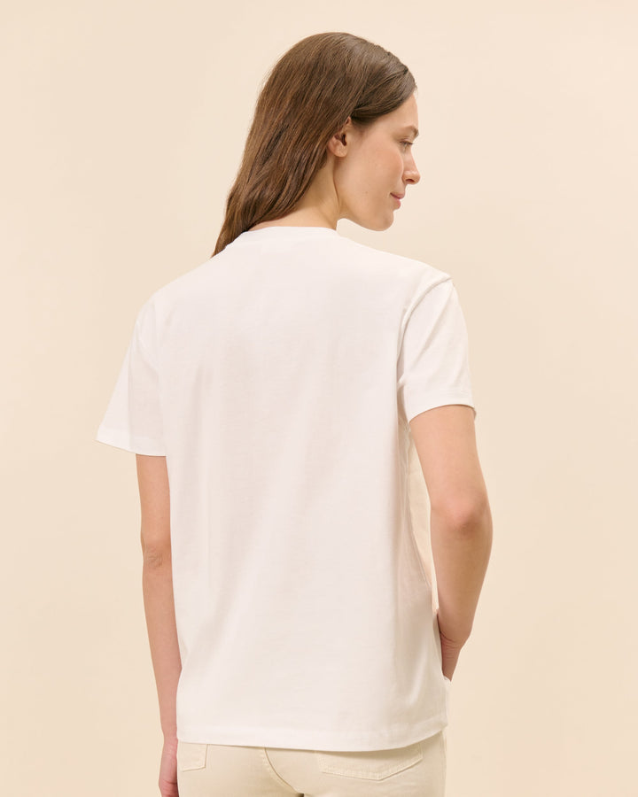 T-Shirt Monogramme - Blanc/Doré