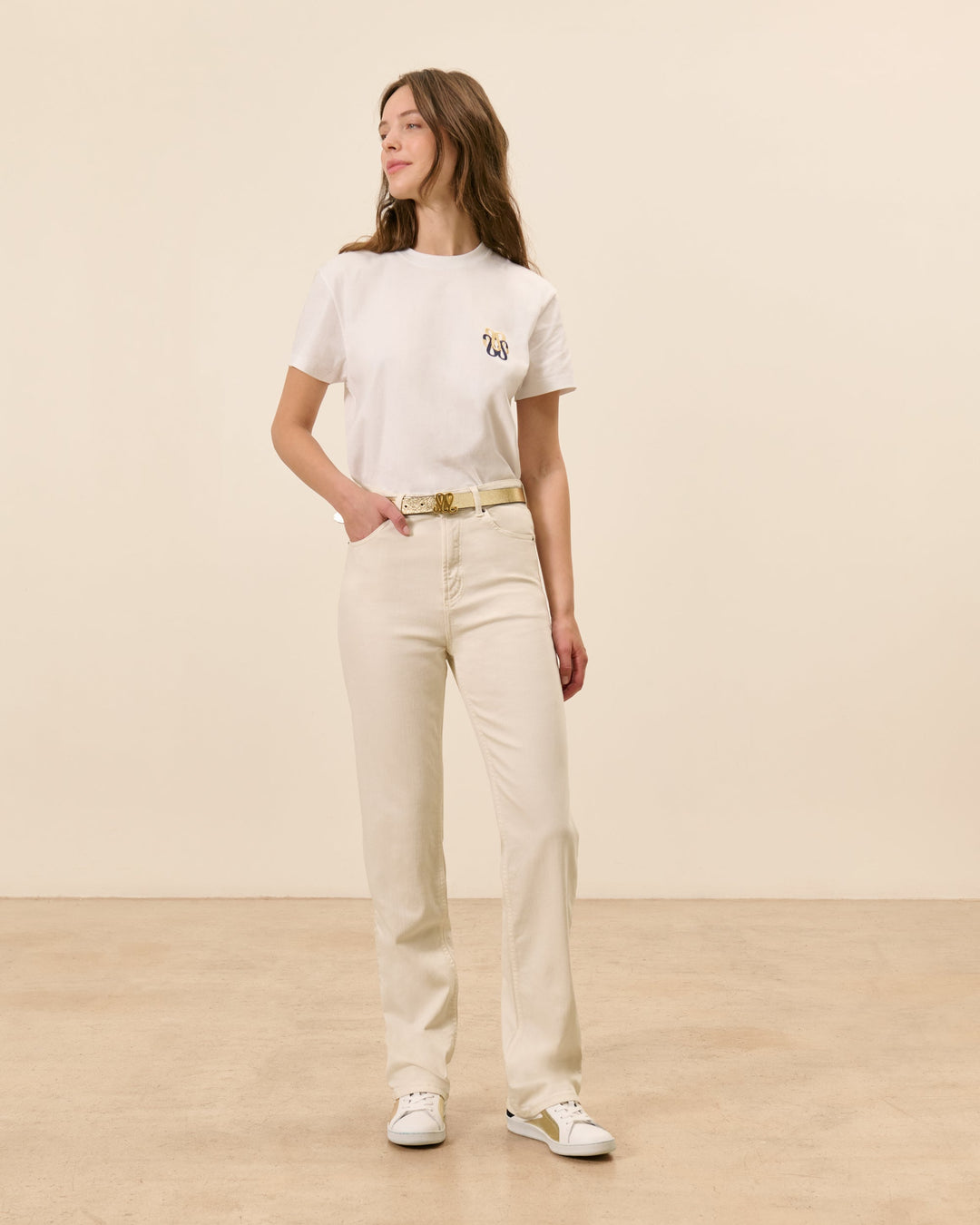 Jean droit Raspail - Ecru