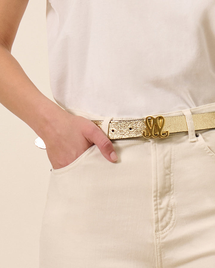 Ceinture Reversible Monogramme - Noir