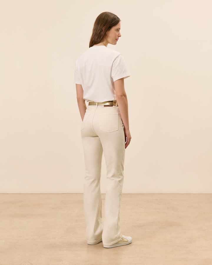 Jean droit Raspail - Ecru