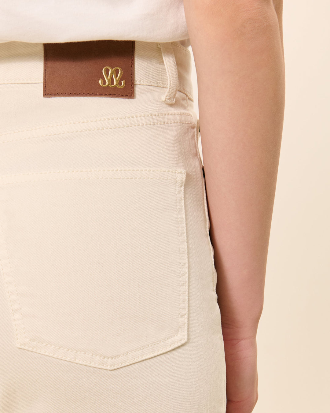 Jean droit Raspail - Ecru