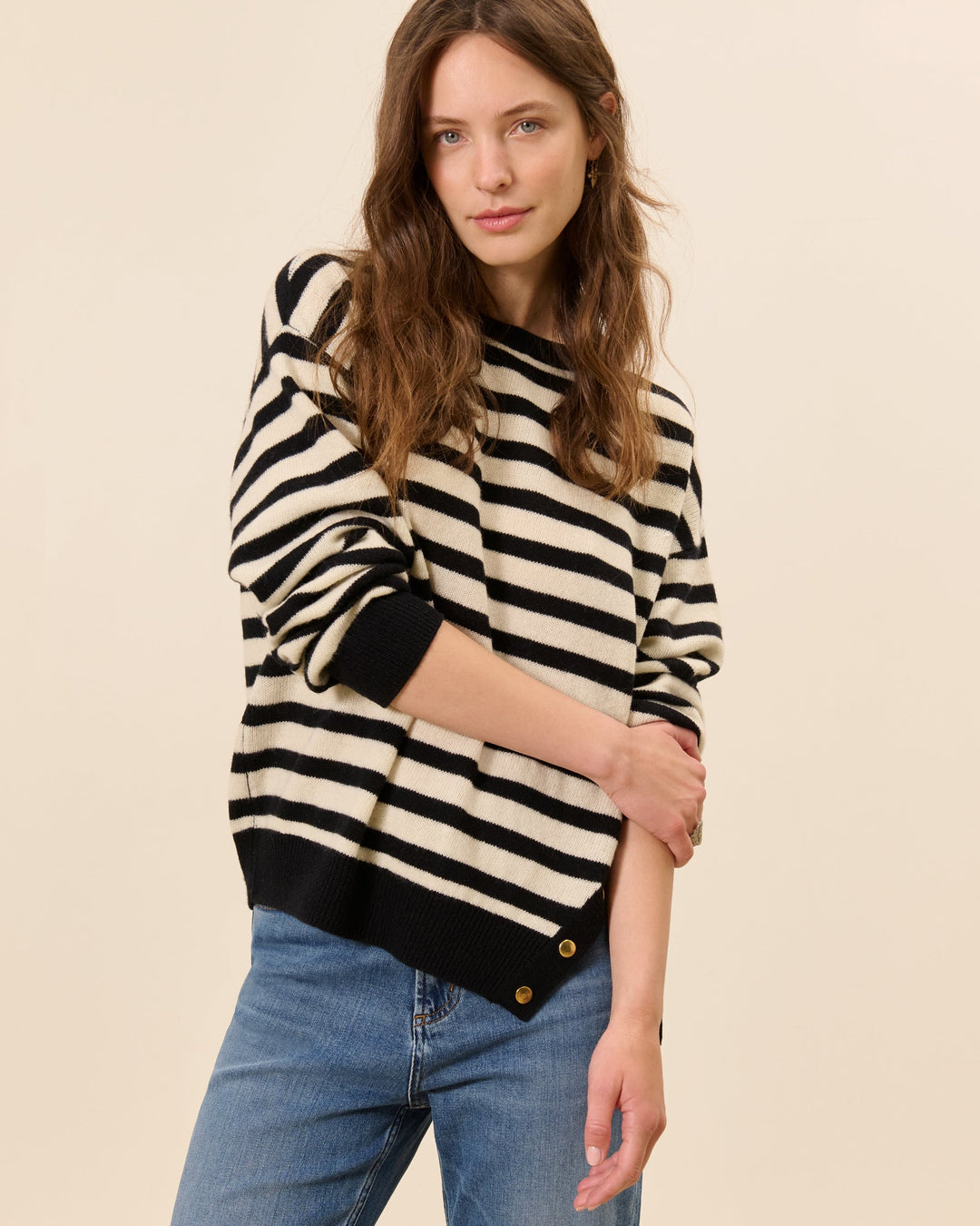 Pull Ranelagh - Ecru/Noir