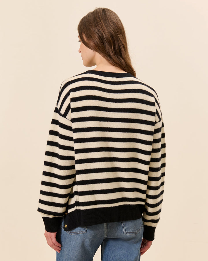 Pull Ranelagh - Ecru/Noir