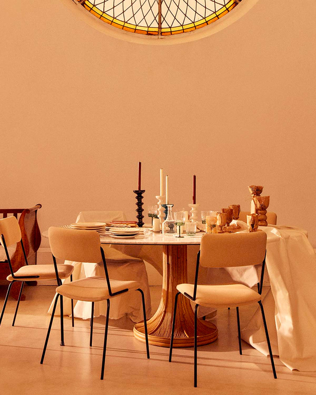 Table ovale Riviera Marbre Blanc