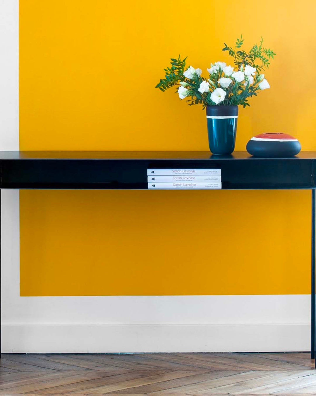 Console Tokyo Acier Ciré - Noir