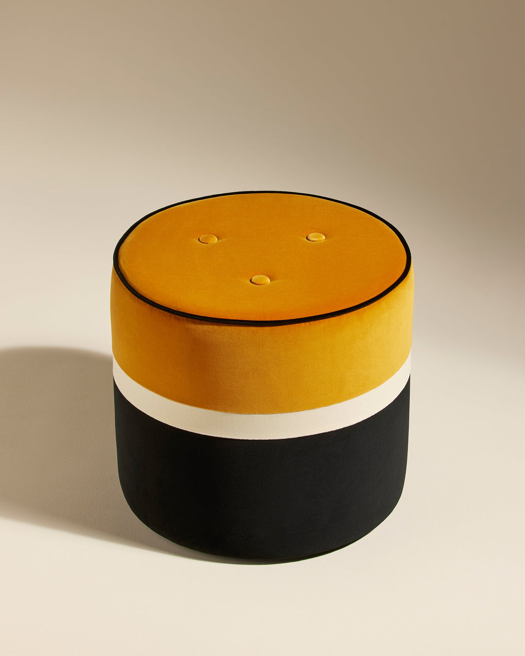 Pouf Léo - Ocre