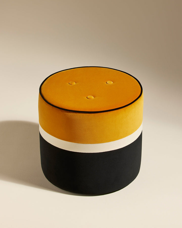 Pouf Léo - Ocre
