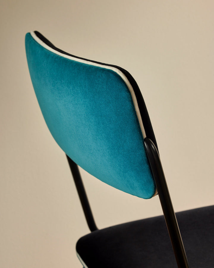 Chaise Double Jeu - Bleu Sarah