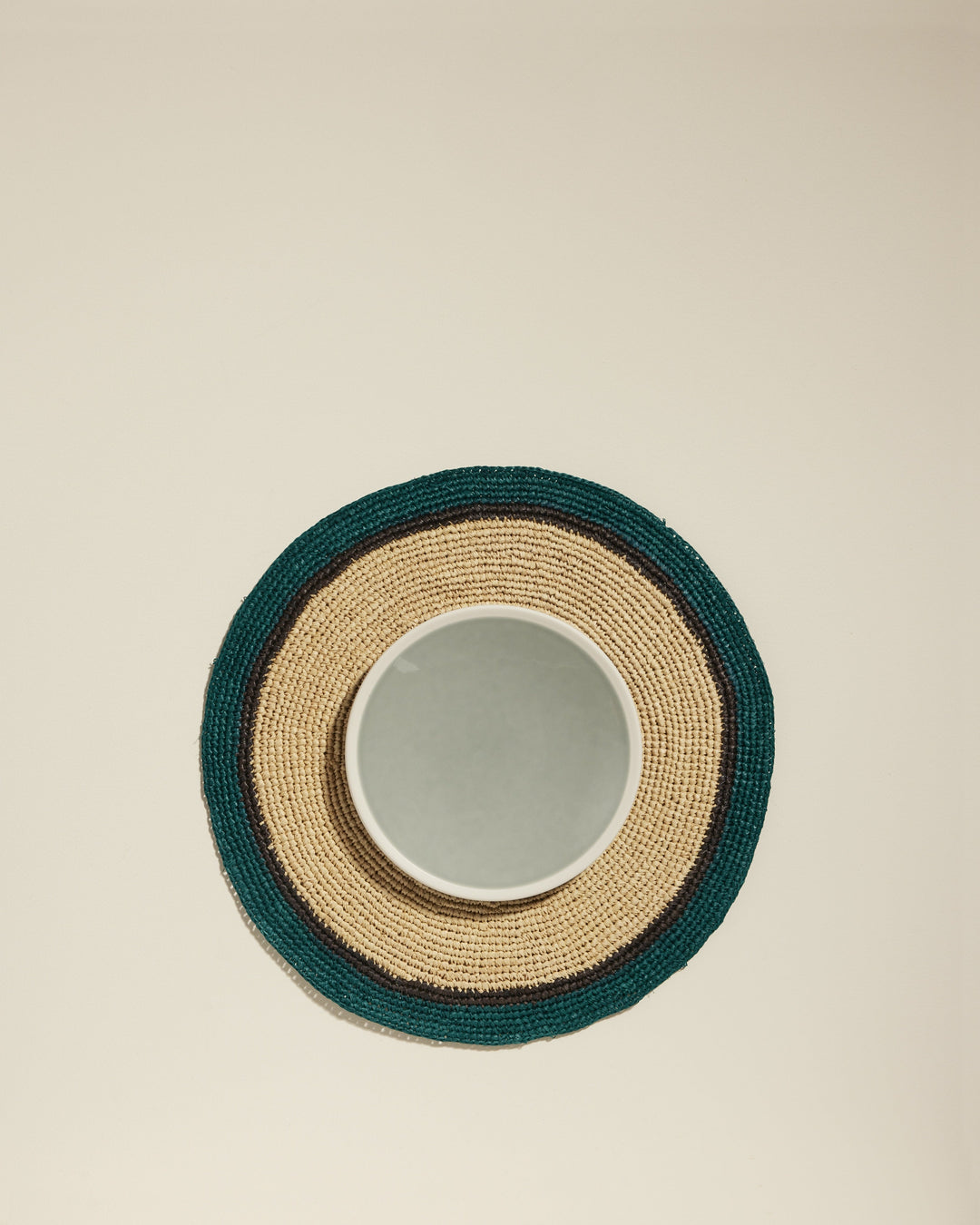 Set de table Globe - Naturel / Bleu Sarah