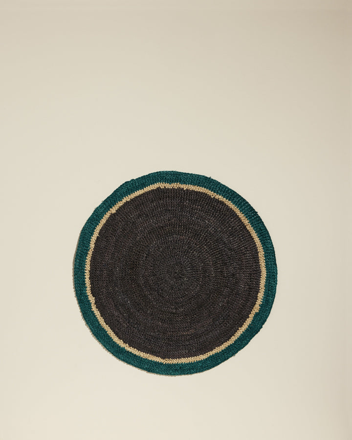 Set de table Globe - Noir / Bleu Sarah