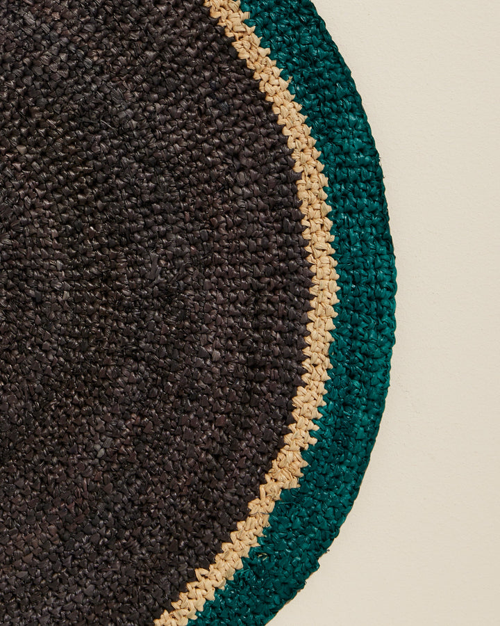 Set de table Globe - Noir / Bleu Sarah