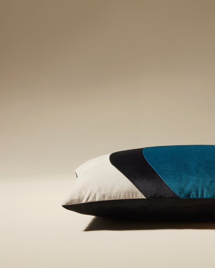 Coussin Lune - Bleu Sarah