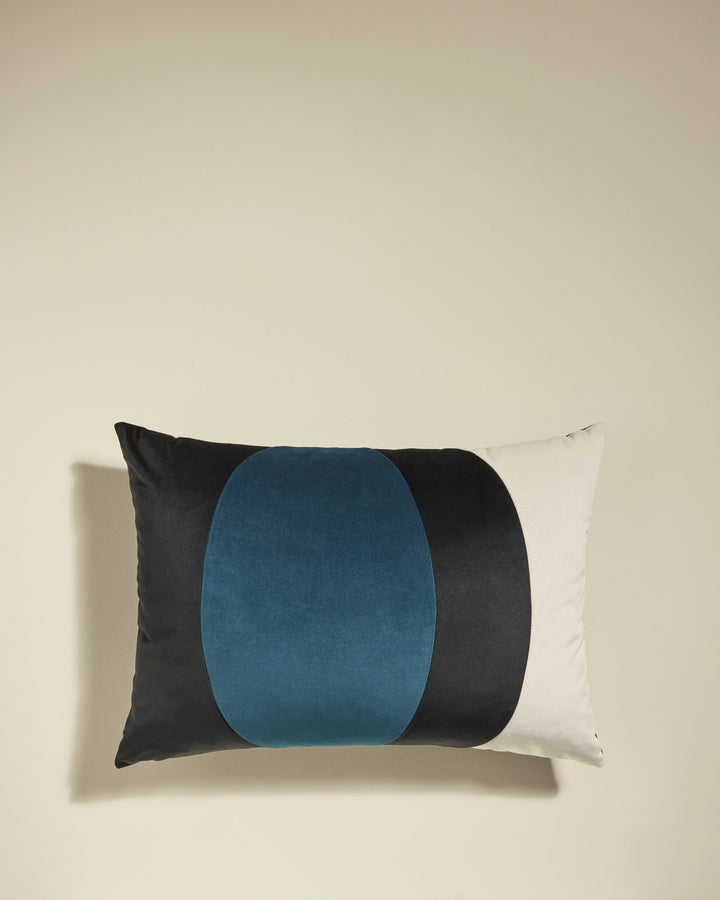 Coussin Lune - Bleu Sarah