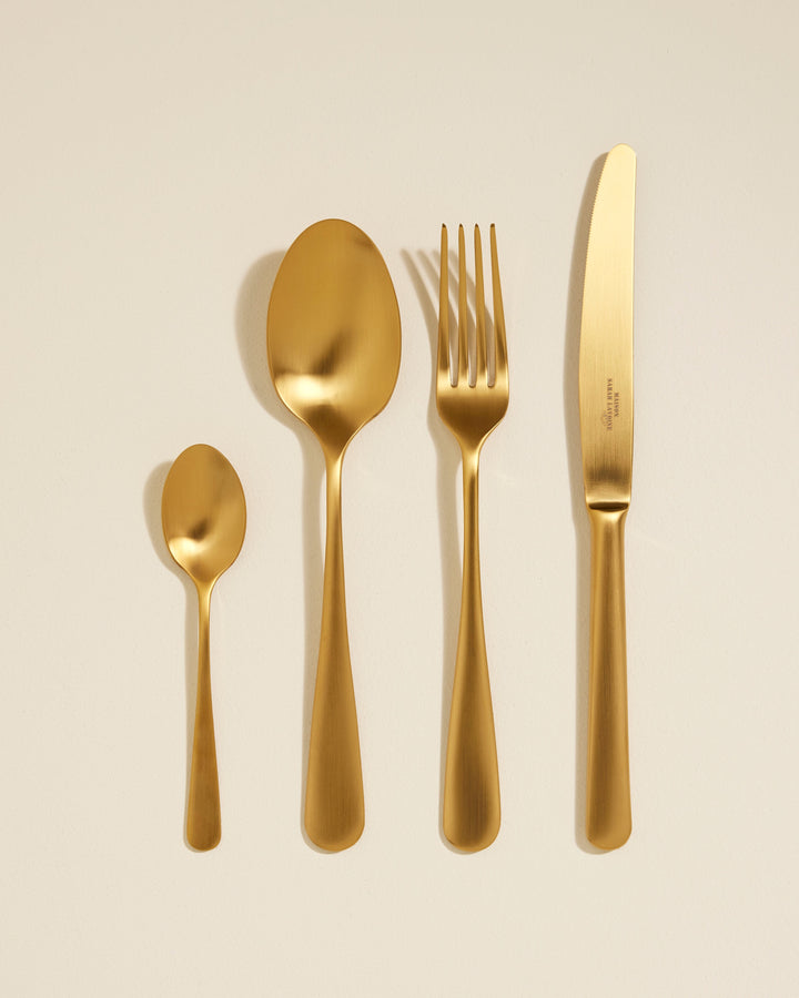 Coffret de Couverts Dorés