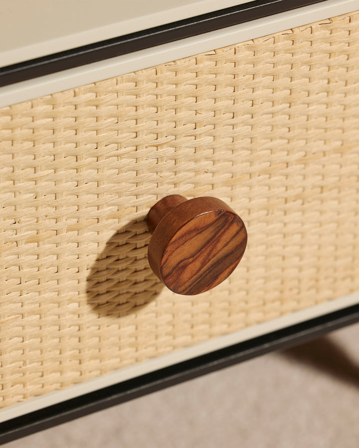 Table de chevet Essence - Noir