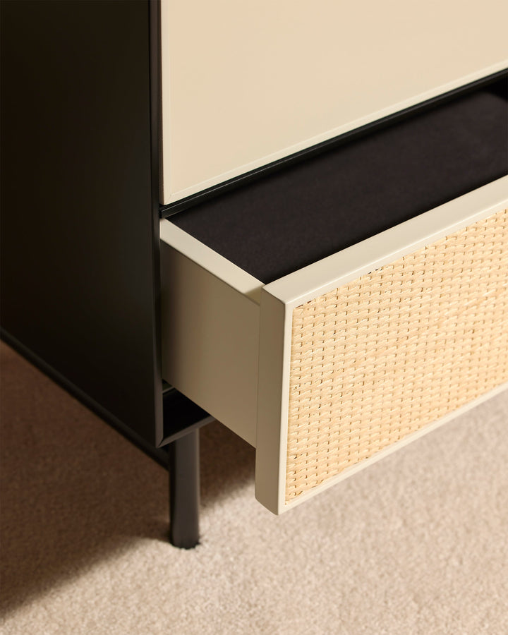 Table de chevet Essence - Noir