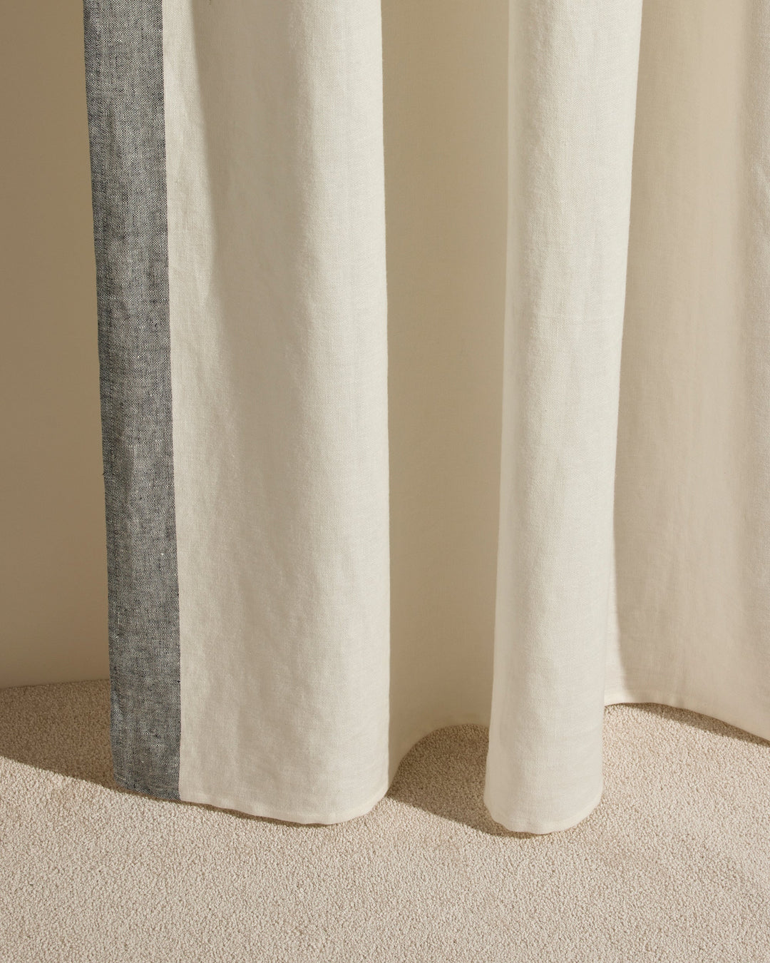 Rideau Ava Bande Tissée - Jasmin