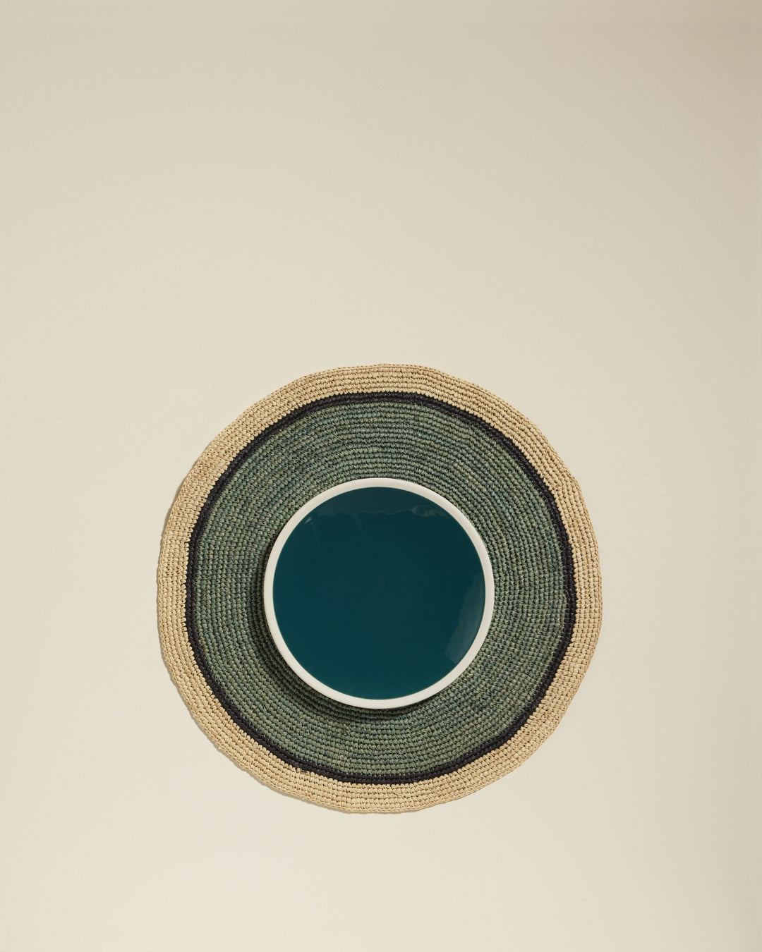 Set de table Globe - Céladon / Naturel