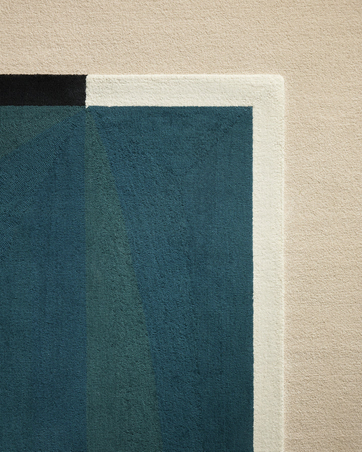 Tapis Abstrait - Bleu Sarah