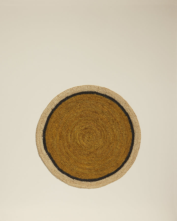 Set de table Globe - Safran / Naturel