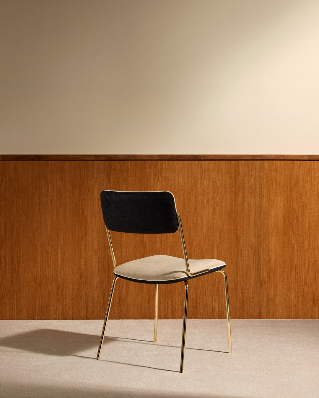 Chaise Double Jeu - Doré / Lin