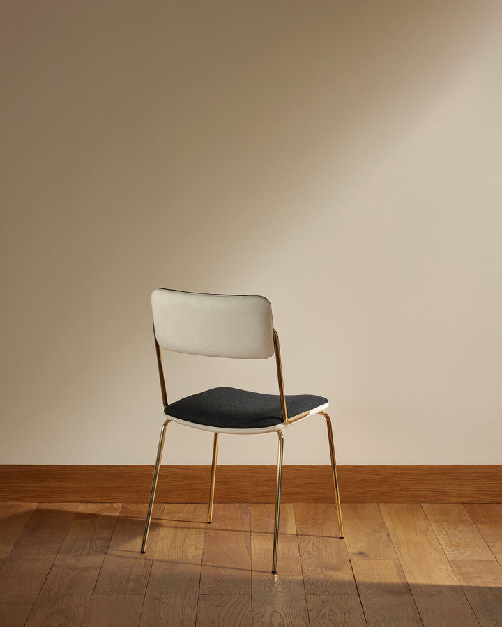 Chaise Double Jeu - Doré / Noir