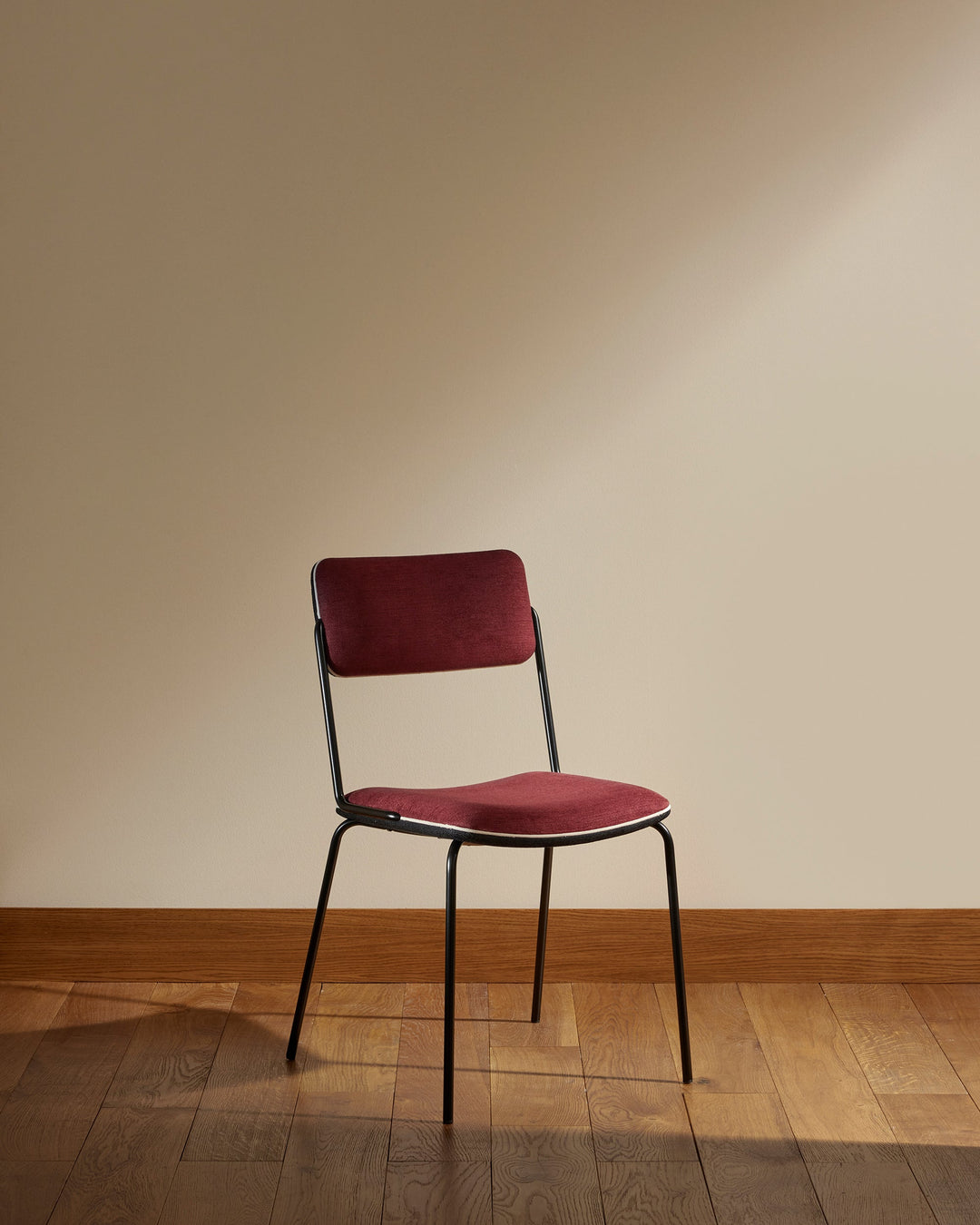 Chaise Double Jeu - Noir / Cassis