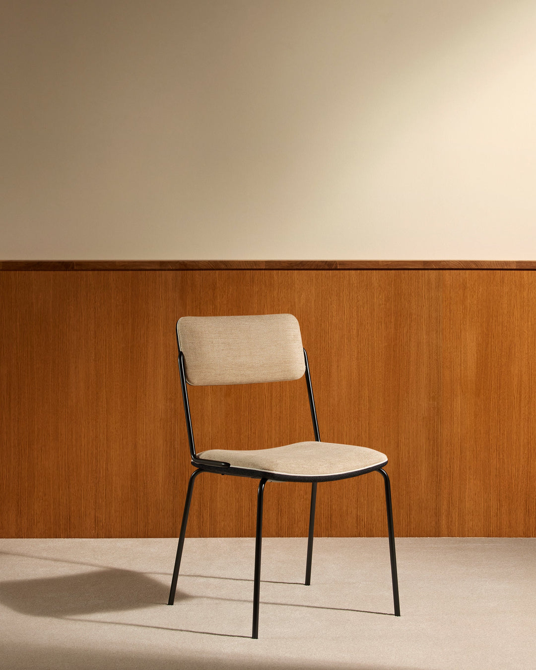 Chaise Double Jeu - Noir / Lin