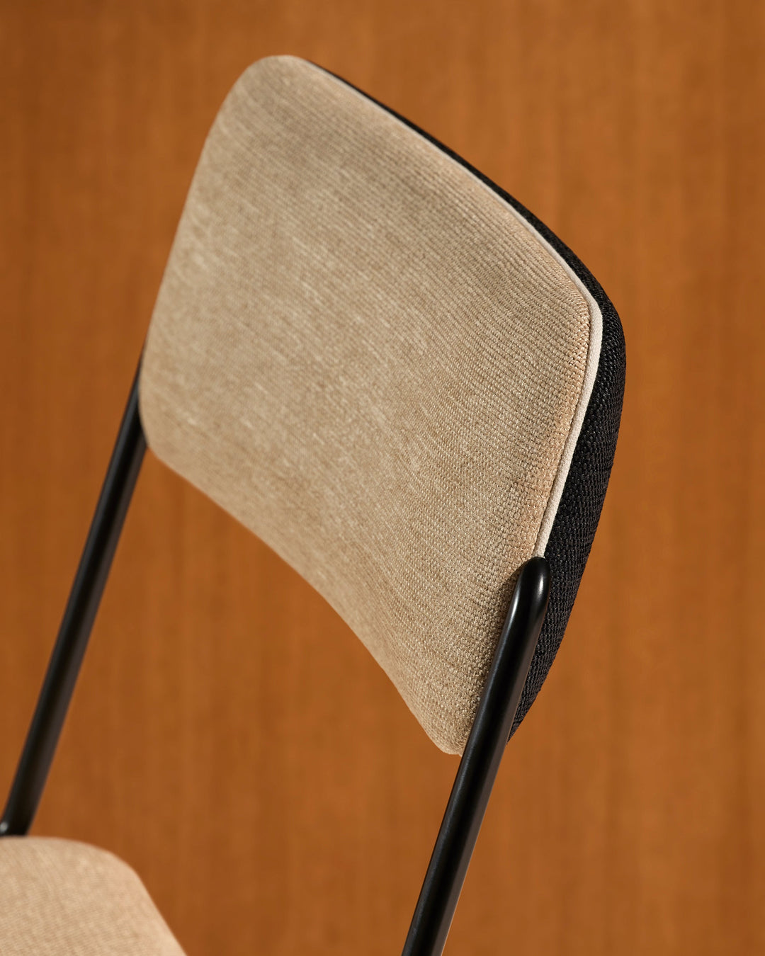 Chaise Double Jeu - Noir / Lin