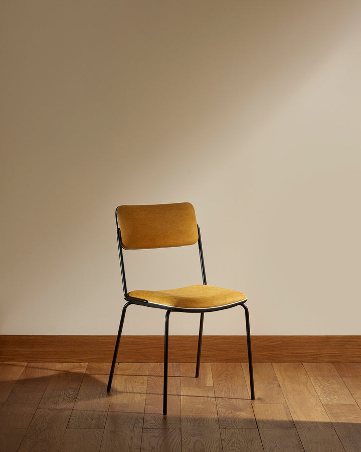 Chaise Double Jeu - Noir / Ocre