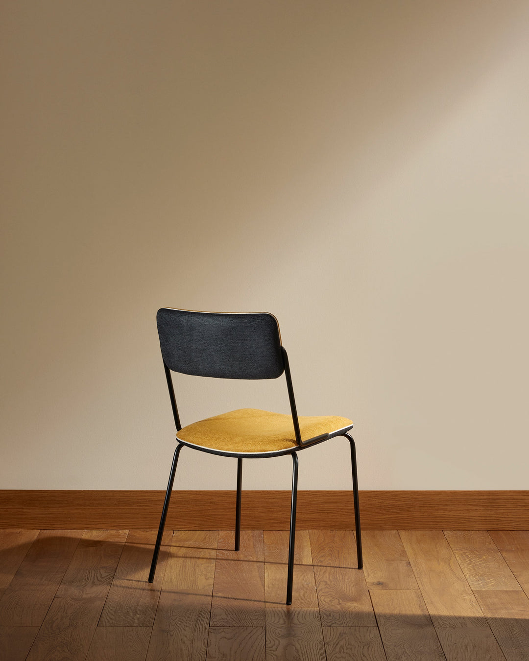 Chaise Double Jeu - Noir / Ocre