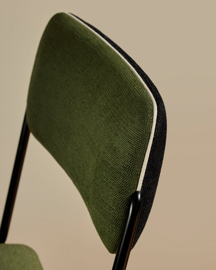Chaise Double Jeu - Noir / Vert
