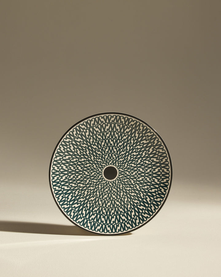 Assiette plate Sarah - Bleu Sarah