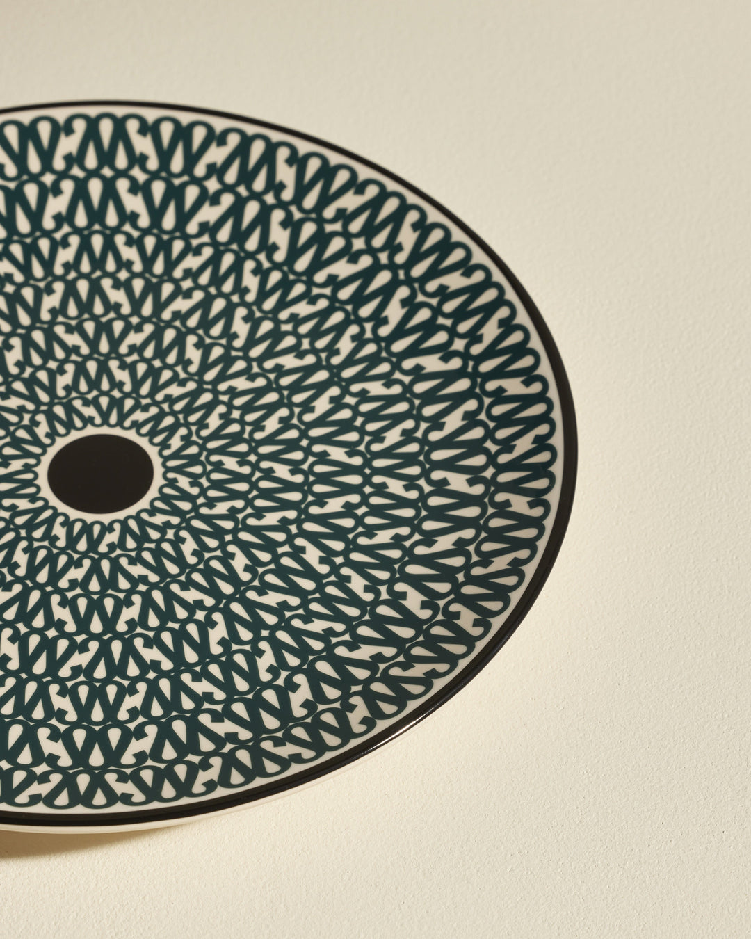 Assiette plate Sarah - Bleu Sarah