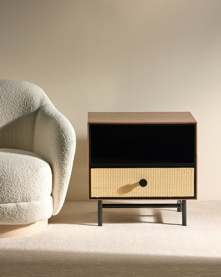 Table de chevet Essence - Noyer