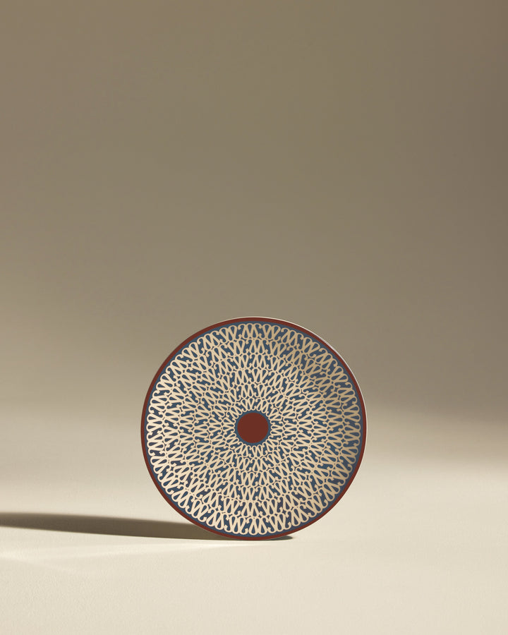 Assiette à dessert Sarah - Carmin