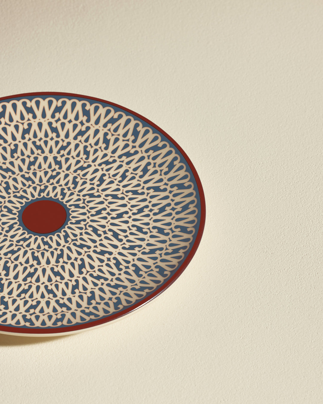 Assiette à dessert Sarah - Carmin