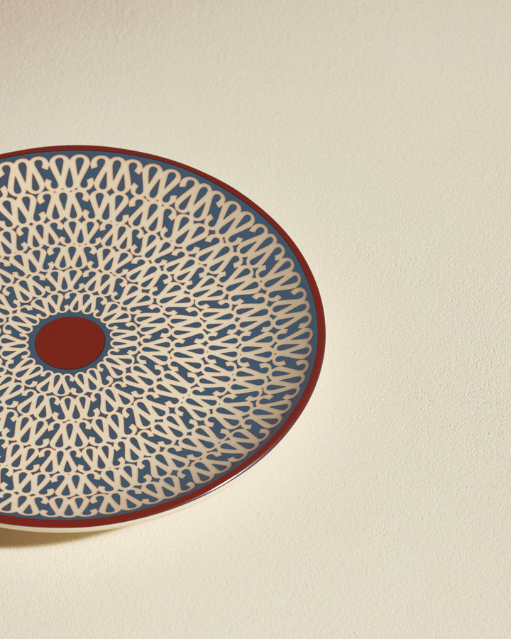 Assiette à dessert Sarah - Carmin