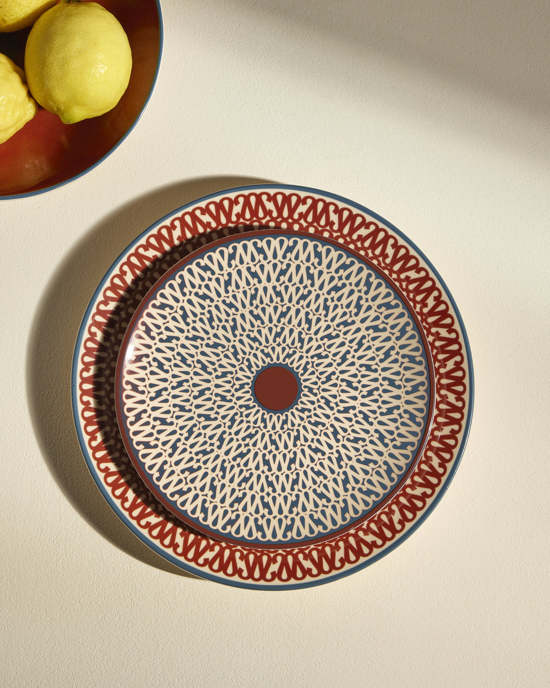 Assiette à dessert Sarah - Carmin