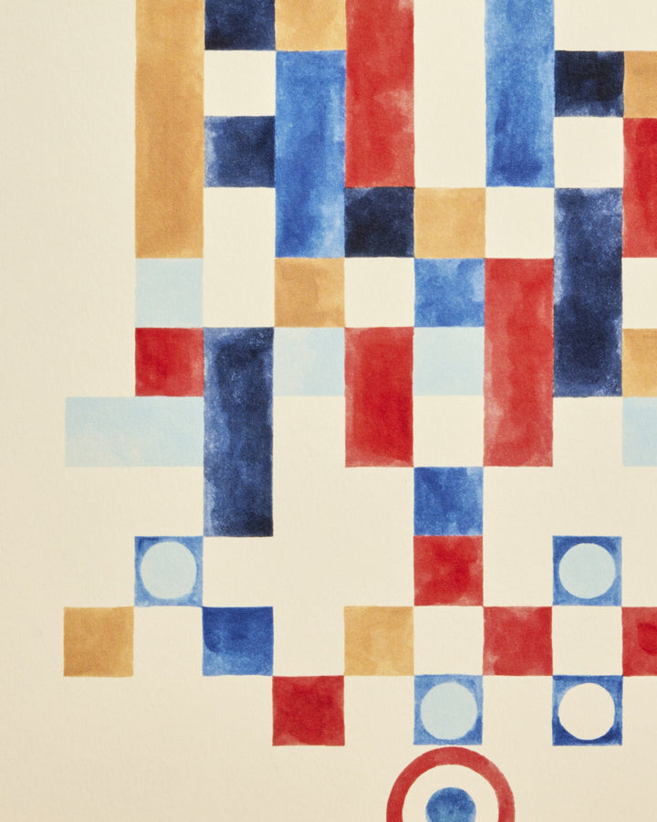 Affiche Salle Des Fetes multicolore