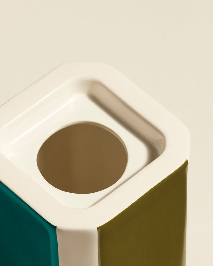 Vase Facettes - Tricolore