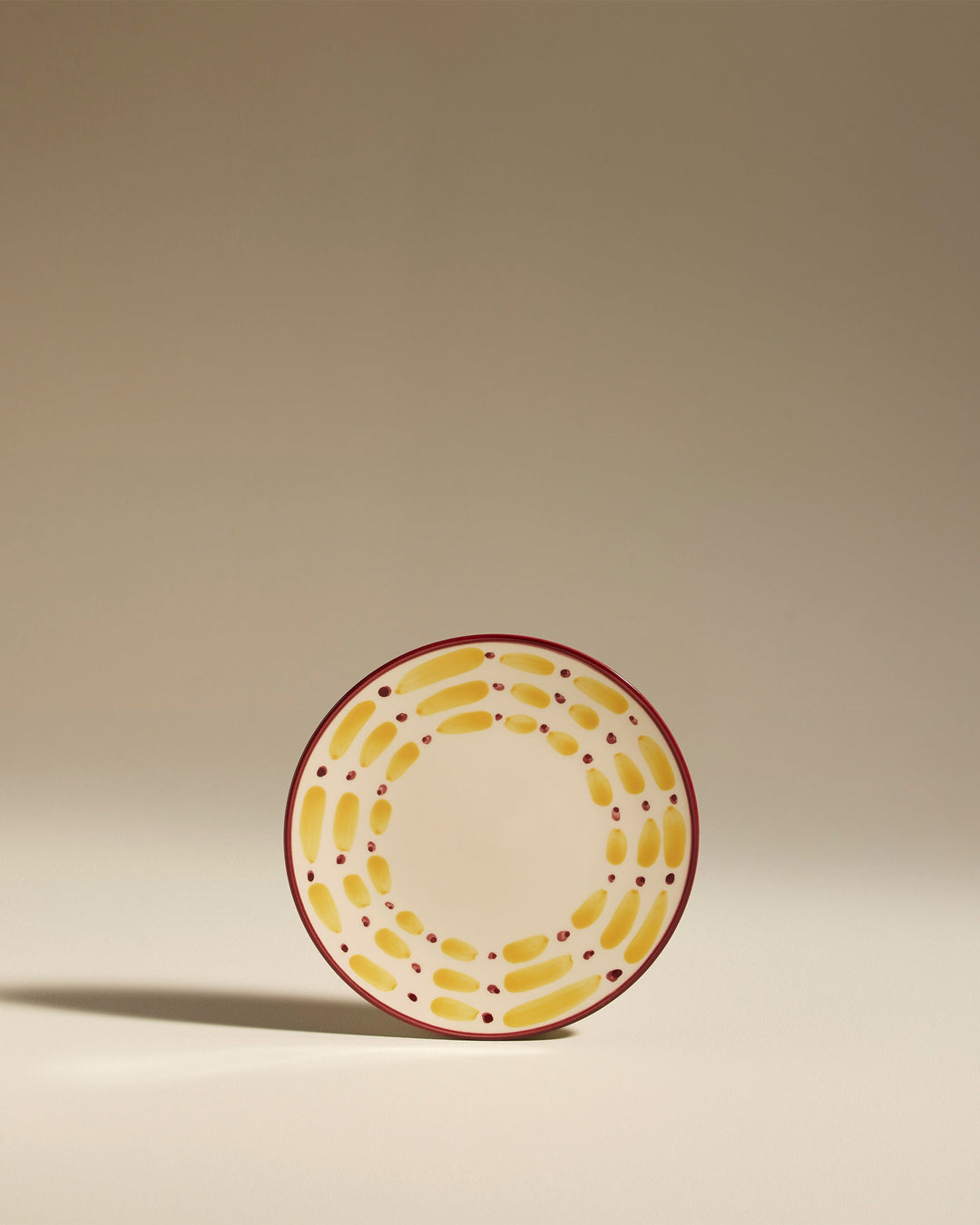 Assiette à dessert Aura - Carmin