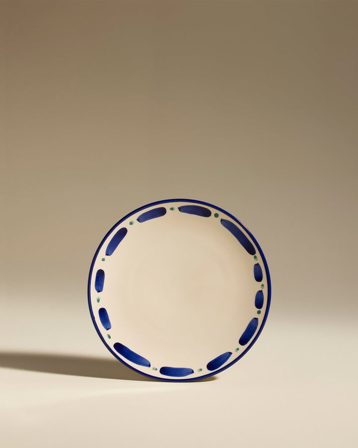 Assiette plate Aura - Outremer