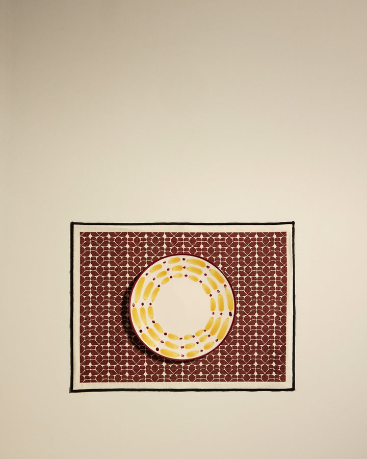 Set de table Flore - Terracotta