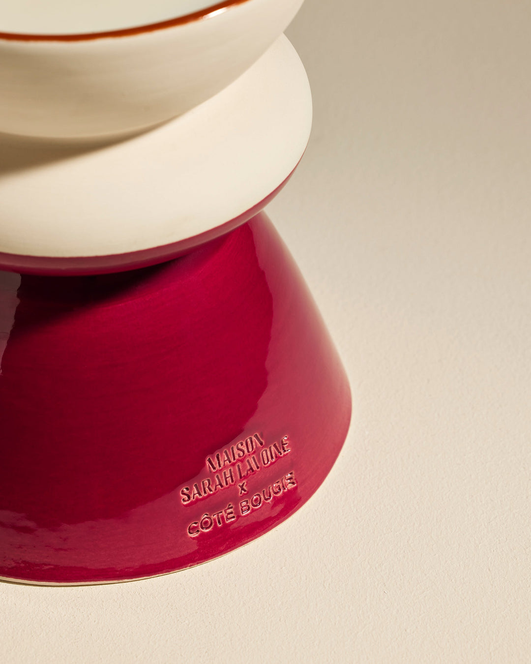 Bougie Tamtam - Carmin