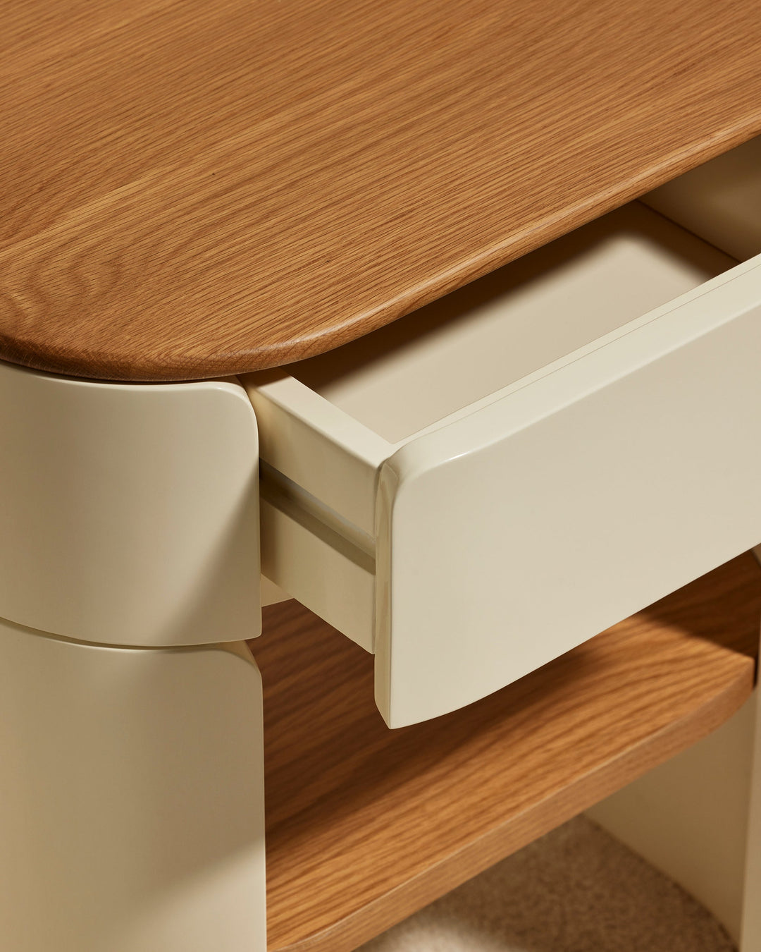 Table de chevet Equilibre - Ecru