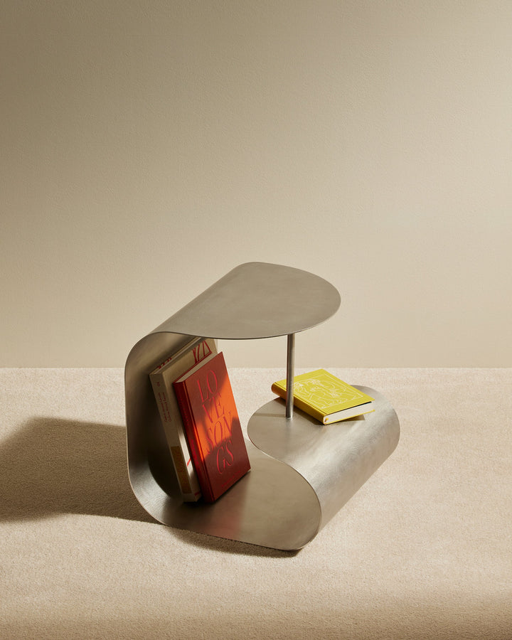 Table d'appoint Gégé - Inox brossé