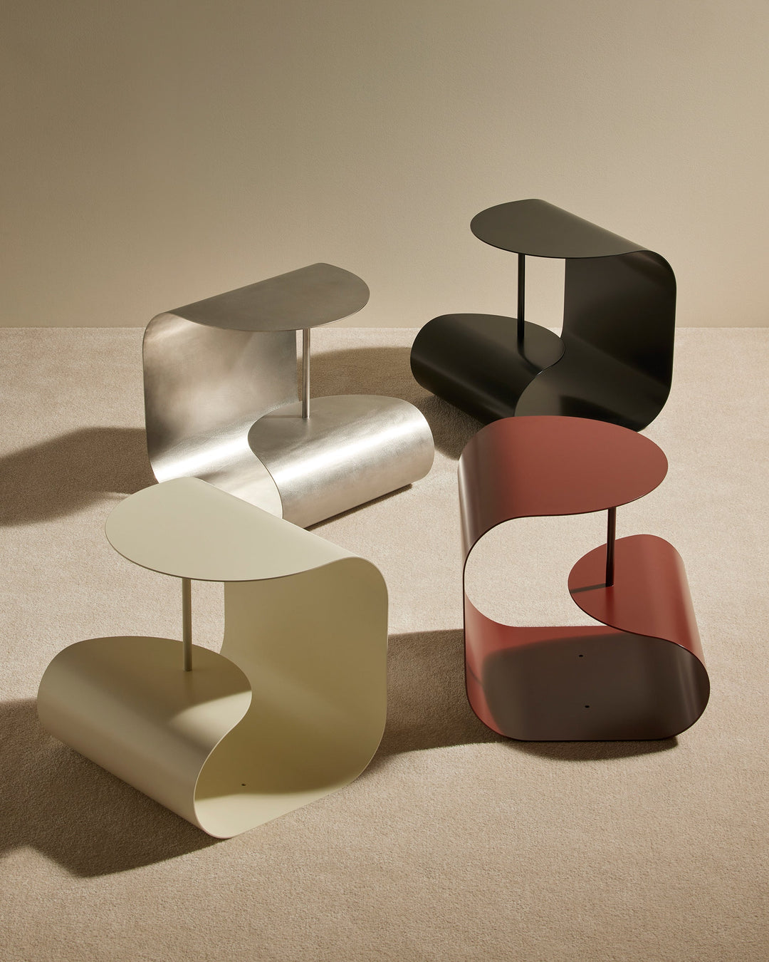 Table d'appoint Gégé - Inox brossé