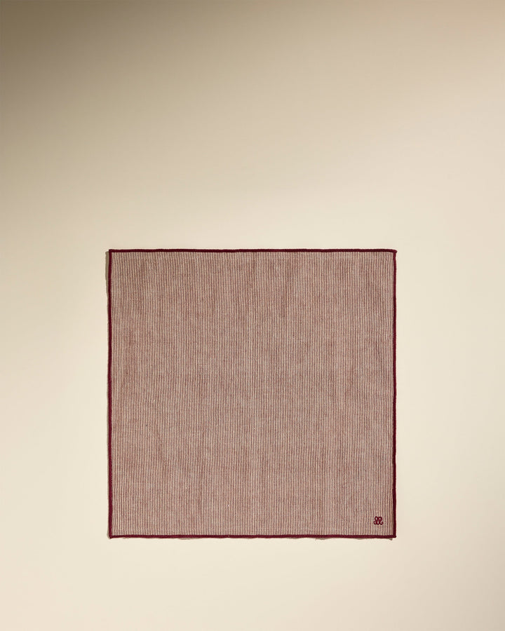 Serviette de table tempo - Carmin