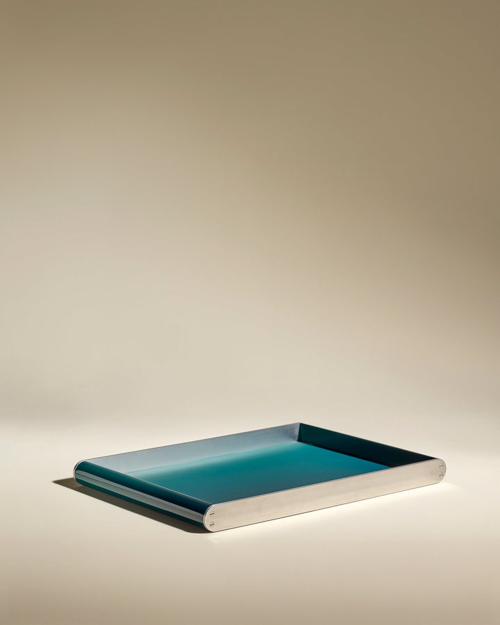 Plateau Oscar - Bleu Sarah